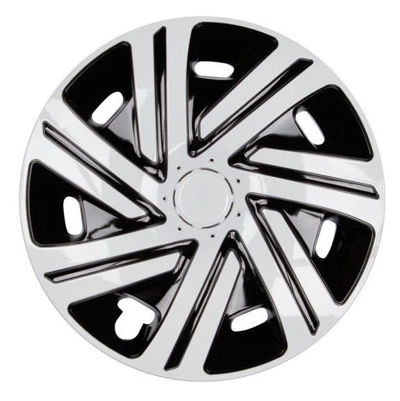 4x Premium Design Copricerchi Coprimozzi " Cyrkon " 16 Pollici #41 IN Nero