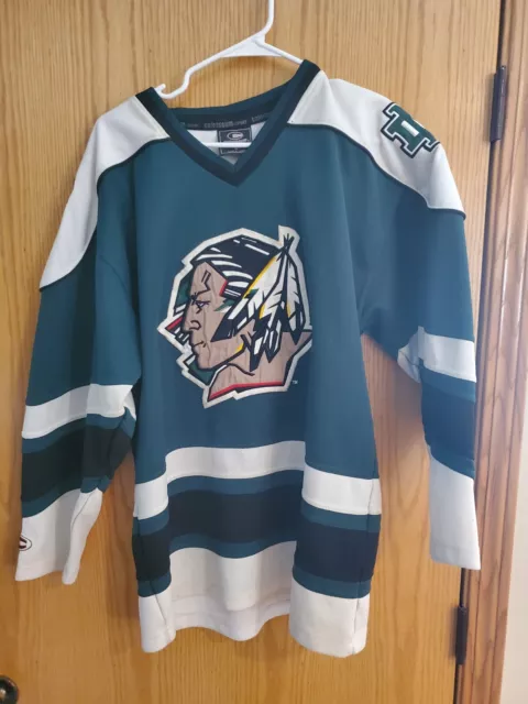 Colosseum North Dakota Fighting Sioux Hockey Jersey Size Med Rare Vintage