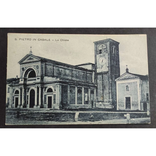 Cartolina S. Pietro in Casale - La Chiesa