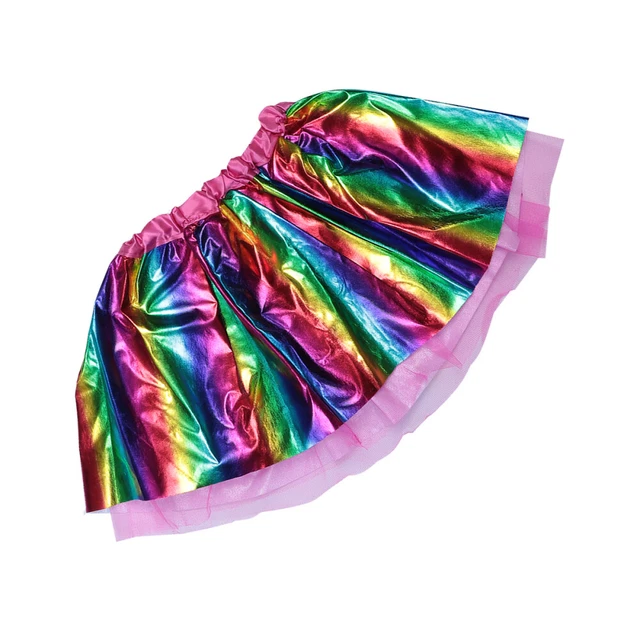 Gonna arcobaleno bambino gonna gazerock danzante gonna tutù ragazza di fiori