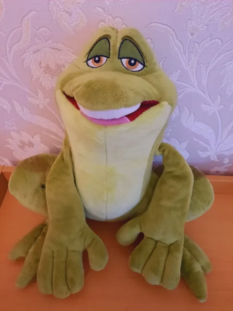 DISNEY PRINCESS & The Frog Prince Naveen Soft Toy Frog Disney Store 12 T7  £10.99 - PicClick UK