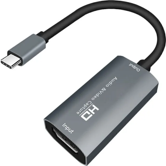 HDMI-Compatible To Type C 1080P USB-C Game Recording Live Video HD Capture Card