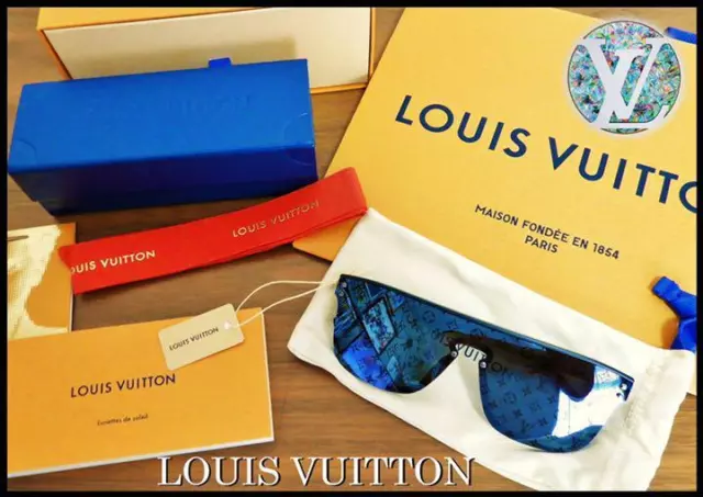 Louis Vuitton Waimea Sunglasses Black Silver Monogram (Z1082E/W) in Acetate  - GB
