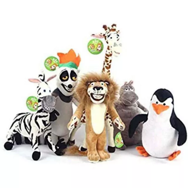 Character Plush Madagascar Toys Gloria Penguin Marty Alex Melman Julien Toys