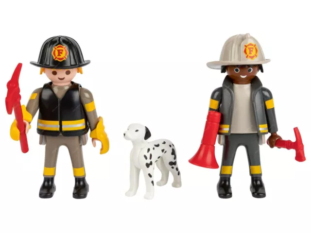 Original PLAYMOBIL® 5942 Duo Pack Bomberos con Perro Dálmata 2