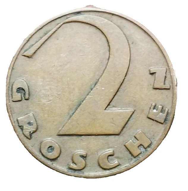 1927 Austria 2 Groschen Coin