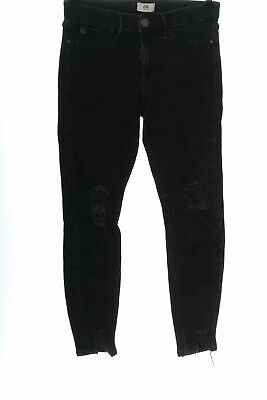 RIVER ISLAND Jeans a sigaretta nero stile casual Donna Taglia IT 38