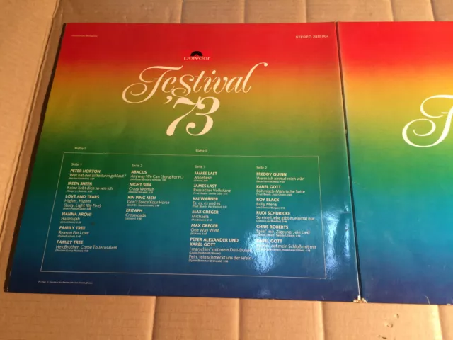 V/A - Festival '73 - King Ping Meh / Epitaph / Night Sun / James Last - 2 Lp 3