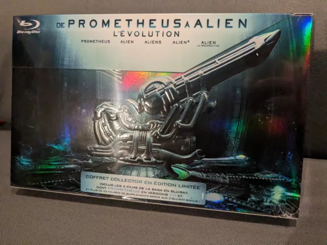 De Prometheus à Alien L'Evolution - Coffret Collector Blu-Ray  + Bonus - Neuf