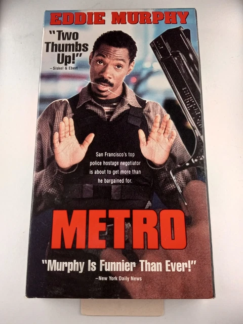 METRO (VHS) 1997 Eddie Murphy, Michael Rapaport TESTED £2.08 - PicClick UK