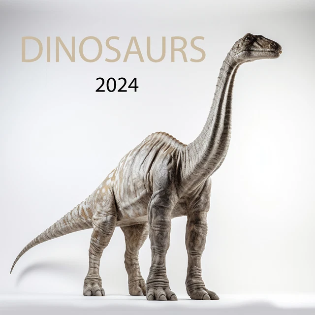 DINOSAURS 2024 WALL Calendar 15.99 PicClick