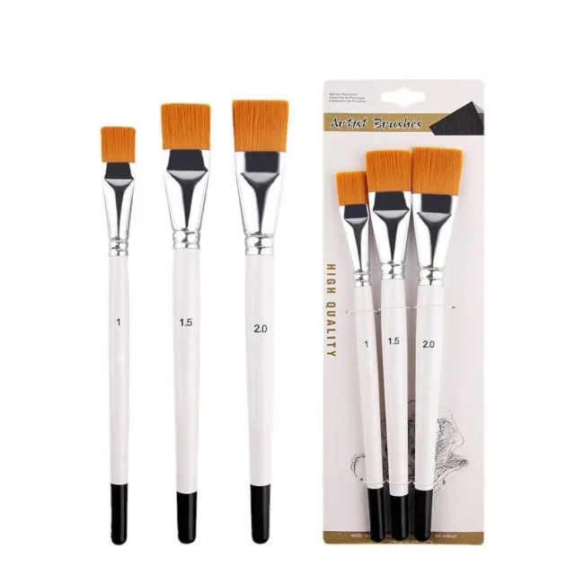 Art Brushes Set Acrylic Oil Brushes Big Flat head Art Paint Brushes  Artist