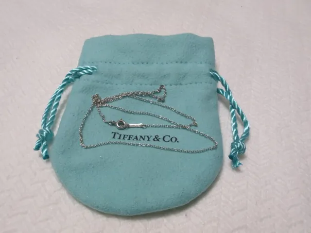Tiffany & Co. Platinum PT950 16” long Chain Necklace