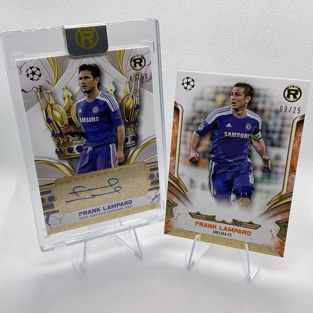 FRANK LAMPARD AUTO 01/25 Gold Drip - Topps Chelsea FC