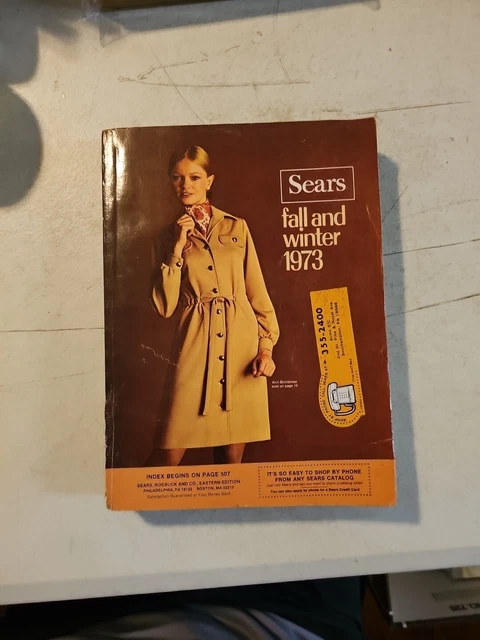 VINTAGE 1973 SEARS CATALOG Fall/Winter. Eastern Edition $19.95 - PicClick