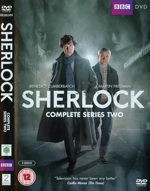 Sherlock: Complete Series Two DVD (Region 2,4) VGC Martin Freeman