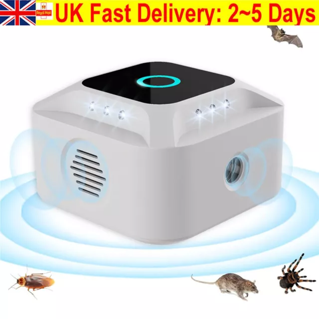 Indoor Plug-In Ultra Sonic Pest Repeller Rat Rodent Mouse Spider Repellent House