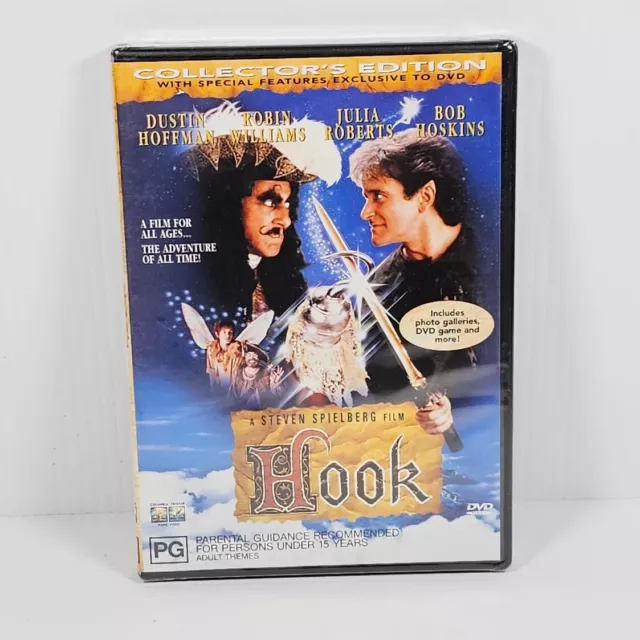 HOOK (DVD, 1991) New & Sealed $9.95 - PicClick AU