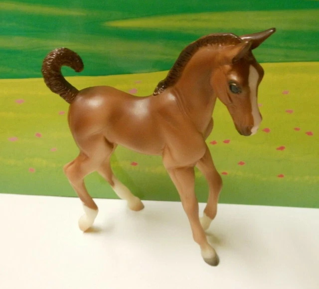 Breyer HORSE #62033 TROTTING STOCK FOAL LIVER CHESTNUT MOLD #650 K. MOODY 2010