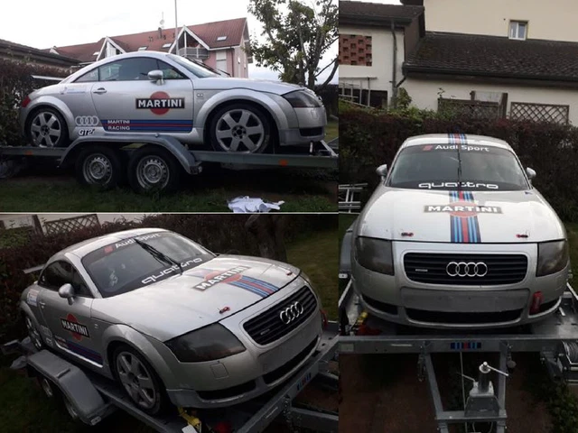 Martini Deco Kit BLACK & WHITE Compatible Fiat 500 and ABARTH - Le Mans Racing Sticker Adaptable to All Vehicle Types - Ireland