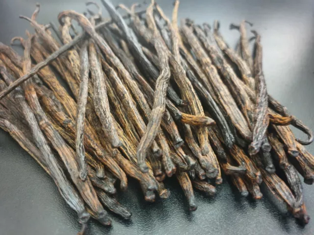 Bourbon Vanilla PODS Madagascar Beans Grade B DRY PREMIUM 5,10,20 PODS 17/20cm