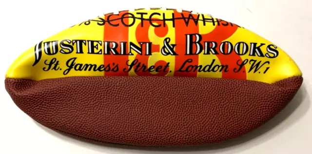 Justerini & Brooks Scotch Whisky Whiskies J&B Full Size Promo Football New