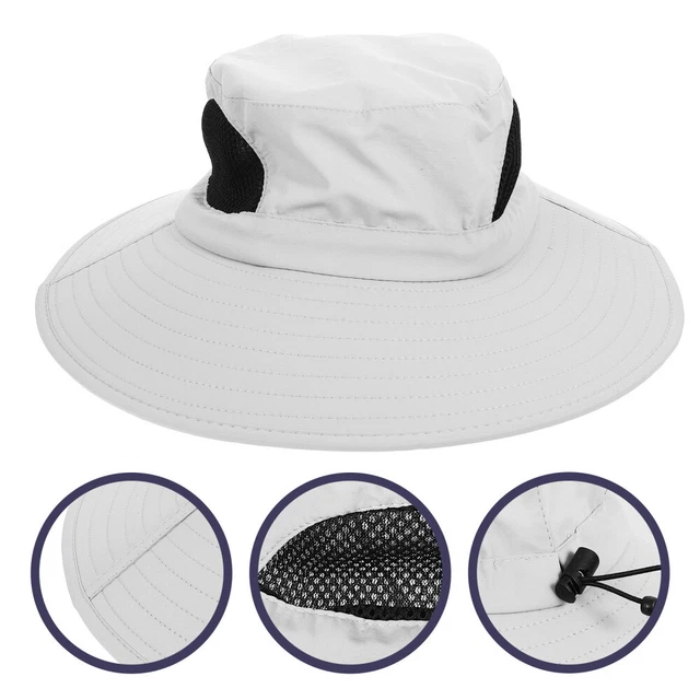 Chapeau de jardinage de pêche UV Protection Hat à bord large chapeau de soleil
