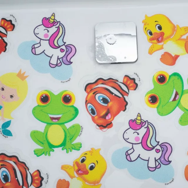 Kids Toddler Children's Baby Fun Play Cartoon Non Slip Safety Bath Mat Stickers