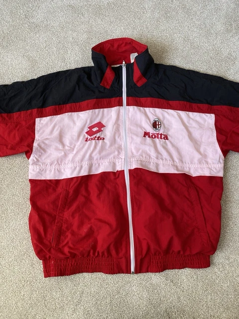 AC MILAN 1993/94 Lotto Tracksuit Jacket - XL £89.99 - PicClick UK