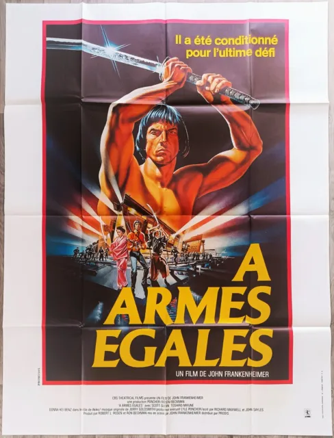 À Armes Égales/Affiche De Cinéma Originale 120X160 Cm/David Carradine/T. Mifune