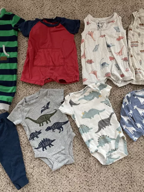 Carters baby boy lot of 11 size 6 months 3