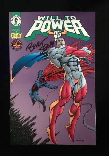 Will To Power #1  Dark Horse Comics 1994 Nm-  Signed By Bart Sears