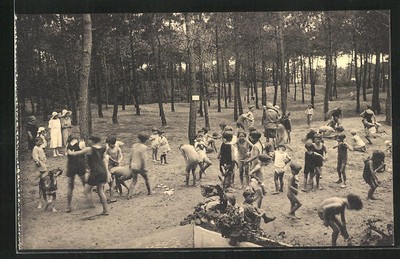 CPA St-Trojan-les-Bains La préparation à la Fête L´Aérium de Monplaisir 
