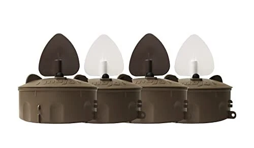 MOJO Outdoors New Flock A Flicker 2 Motion Spinning Wing Duck Decoys 4 Pack B...