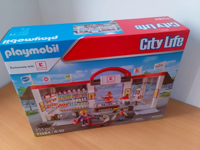 Playmobil City Life – Supermarché Kaufland (71384-71902) – Neuf Sous Emballage