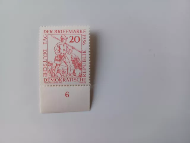 Briefmarke DDR 1956 Tag der Briefmarke 1956 Mi 544 postfrisch