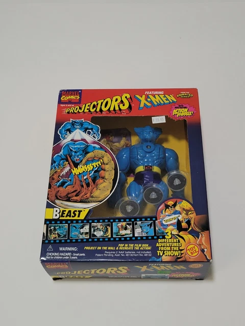 Vintage 1995 Marvel Comics Projectors X-Men Beast Toy Biz New Factory Sealed