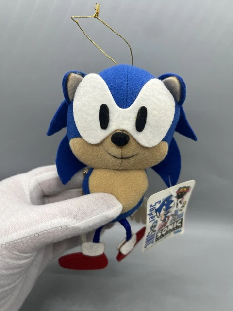 SONIC THE HEDGEHOG Plush 1991 SEGA Stringy Sonic VERY RARE TAGGED $200. ...