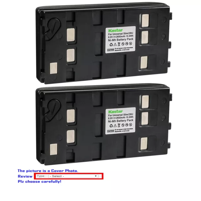 Kastar Replacement Battery for Durace DR10 DR10AA DR11 PC-DR11 DR11AA CPI-IRIS 2