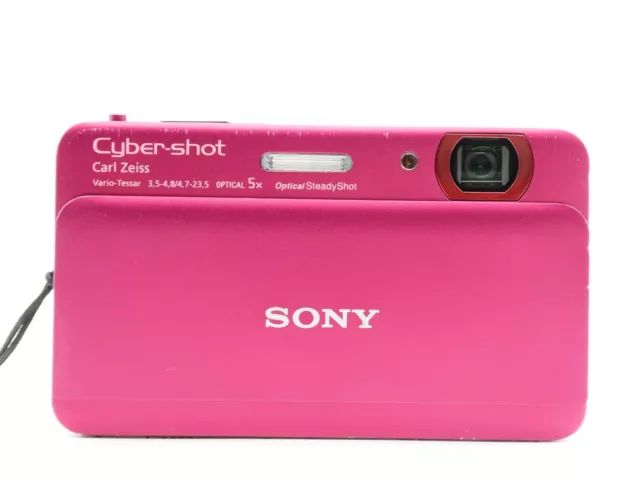 [NEAR MINT] SONY Cyber Shot DSC-TX55 Pink 16.2MP Digital Camera FROM JAPAN