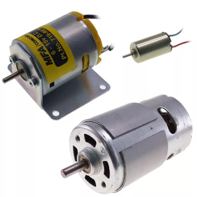 DC Bürstenmotor für RC Modelle mit / ohne Befestigungshalterung - alle Größen