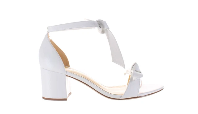 Alexandre Birman Womens Nappa White Ankle Strap Heels EUR 39.5 (6924627)
