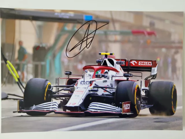 F1 Antonio Giovinazzi signed photo, Alfa Romeo