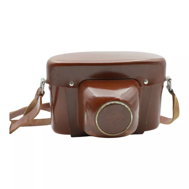 Agfa 6114 Bolso Específico Bolsa,Cartera de Cámara Fotográfica Braun para