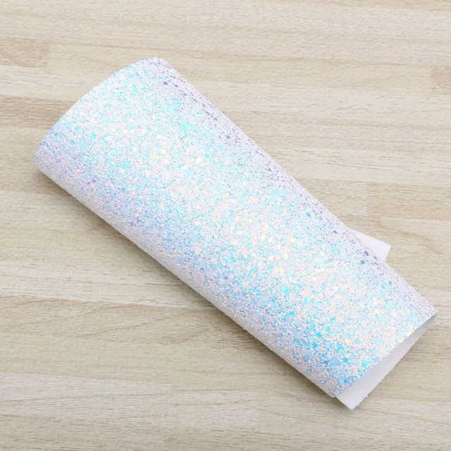 3 Pcs Glitter Fabric Pink Glitter Heat Transfer Vinyl Hot Pressing Flash