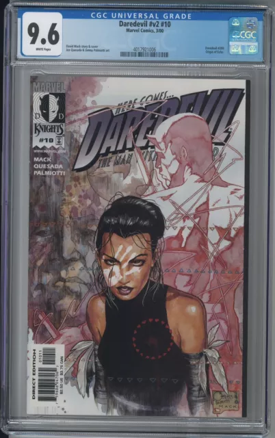 DAREDEVIL 10 v2 CGC 9.6 NM+ 2nd ECHO RONIN MAYA LOPEZ 1st Cover App David Mack