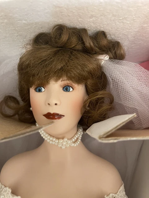 Paradise Galleries Treasury Collection Bride Doll “June” Porcelain Premiere NIB