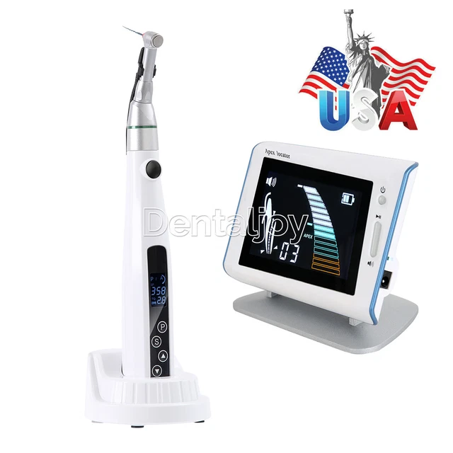 Dental Cordless LED Endo Motor 16:1 Contra Angle /Root Canal Apex Locator Finder