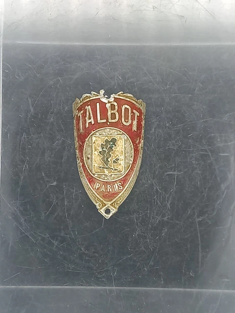 Ancienne Plaque De Vélo Cycles TALBOT - Cyclisme - Pièce De Collection