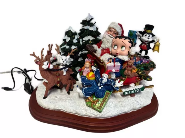 Betty Boop Sleigh Ride Christmas Ornament Danbury Mint